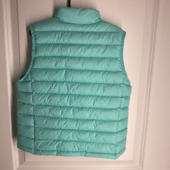 GIRLS EDDIE BAUER PUFFER VEST TEAL X SMALL 5/6 - Picture 3 of 5